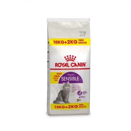 Royal Canin Sensible 33, 10kg + 2kg Gratis Hrană uscată pentru pisici