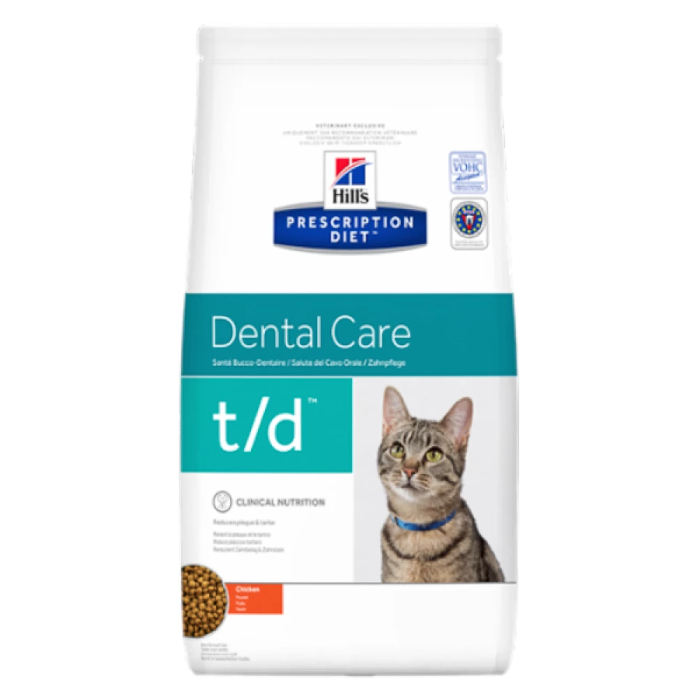 Hill's PD Feline t/d - Boli Stomatologice, 3 kg