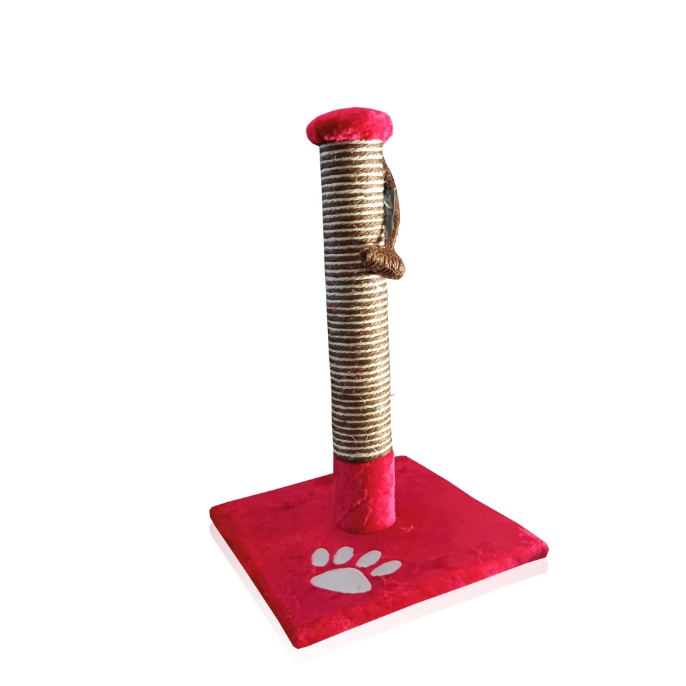 Pet Interest Stalp Sisal Pisica Tower Rosu 31 X 31 X 48 CM