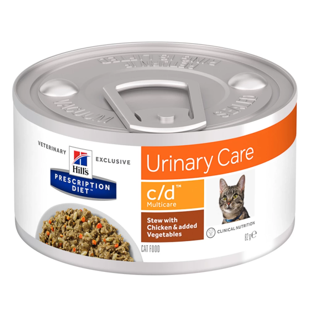 Hill's PD Feline C/D Chicken & Veggie Stew, 82 g