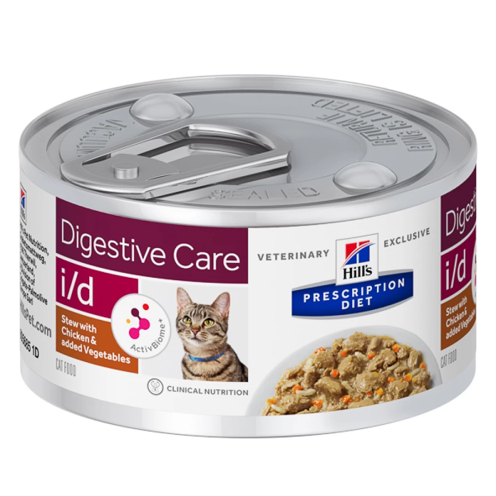 Hill's PD Feline I/D Chicken & Veggie Stew, 82 g