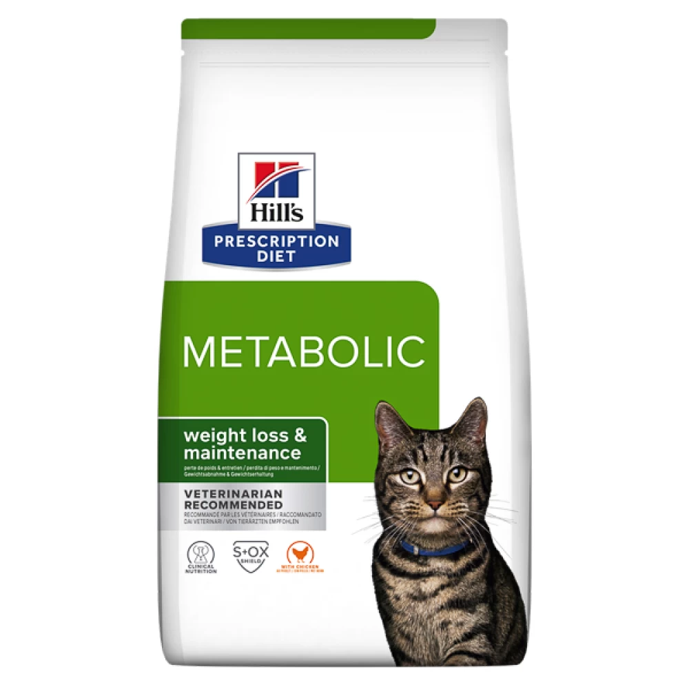 Hill's PD Feline Metabolic - Obezitate, 3 kg