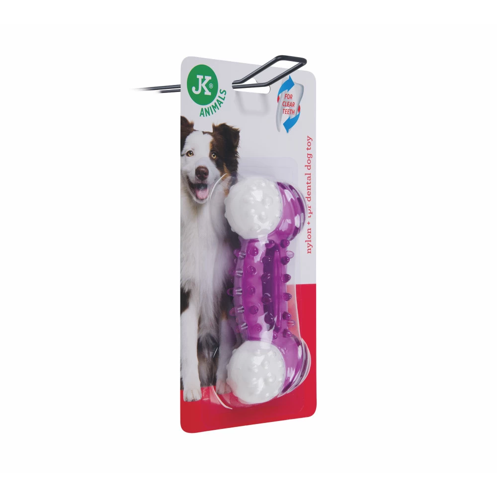 Jk Animals Jucarie Caine Os TPR Violet 12.5 cm