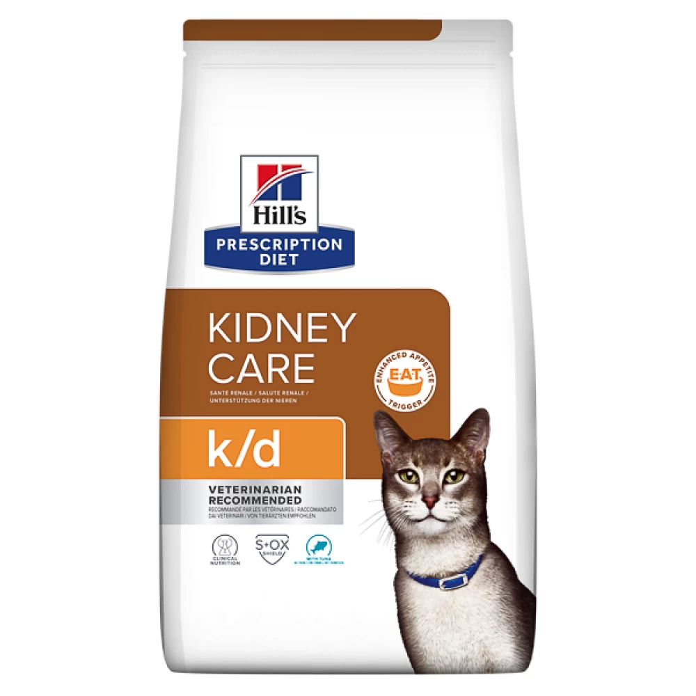Hill's PD Feline k/d Afectiuni Renale cu Ton, 1.5 kg Hill's PD Feline k/d Afectiuni Renale cu Ton, 1.5 kg