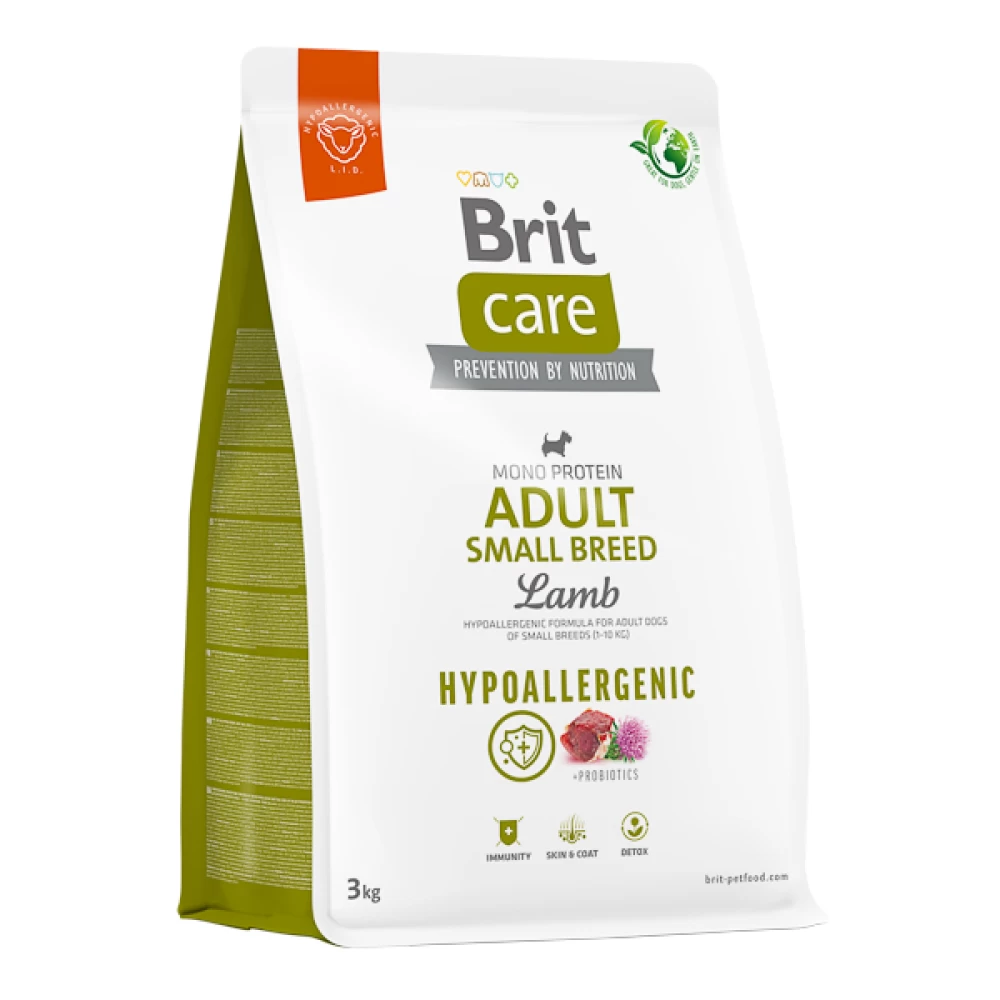 Brit Care Adult Small Breed Miel si Orez 3 kg Hrană Uscată pentru caini