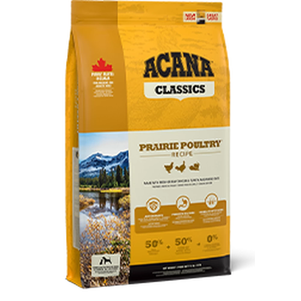 Acana Clasic Prairie Poultry, 14.5 kg Hrană Uscată pentru caini