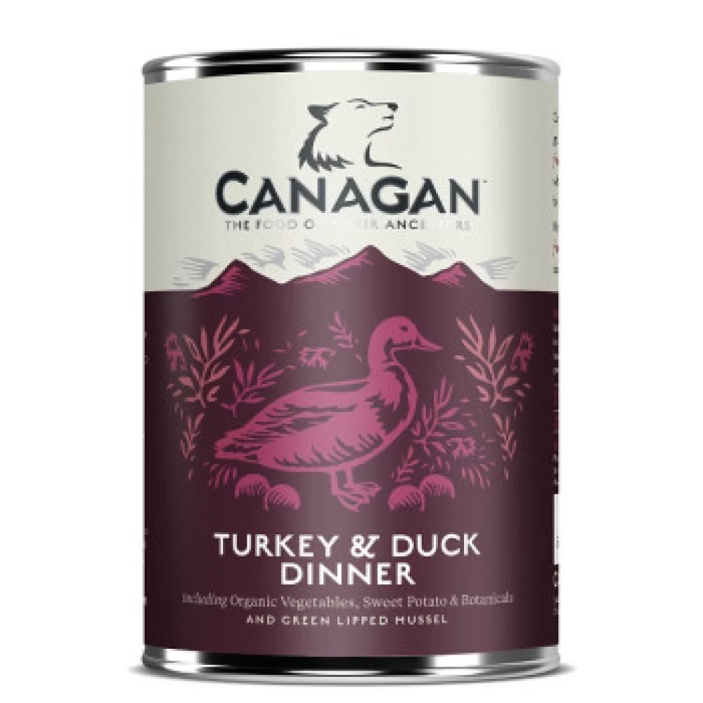 Canagan Conserva Dog  Curcan&Rata 400gr