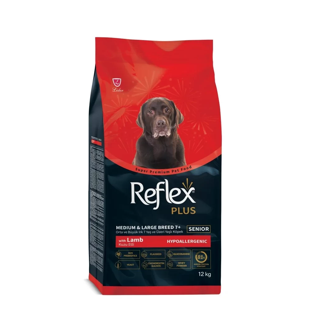 Reflex Plus Dog Adult cu Miel si Orez, Hipoallergenic 12kg Hrană Uscată pentru caini
