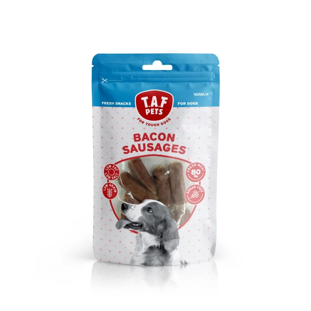 Taf Pets Dog Treats Carnaciori cu Bacon 75 GR