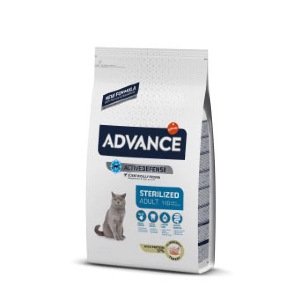 Advance Cat Adult Sterilised cu Curcan 3 kg Hrană uscată pentru pisici