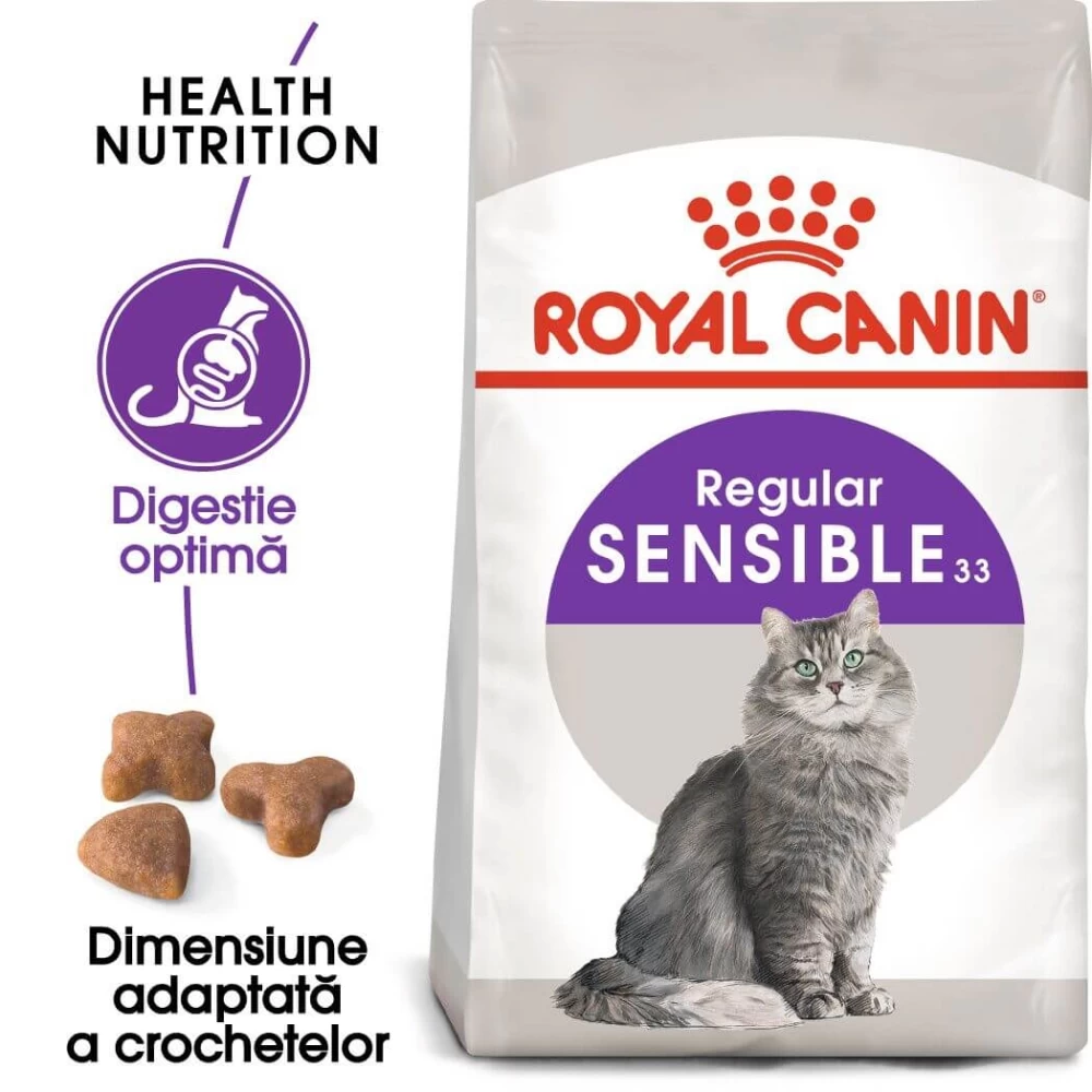 Royal Canin Sensible 33, 2 kg Hrană uscată pentru pisici