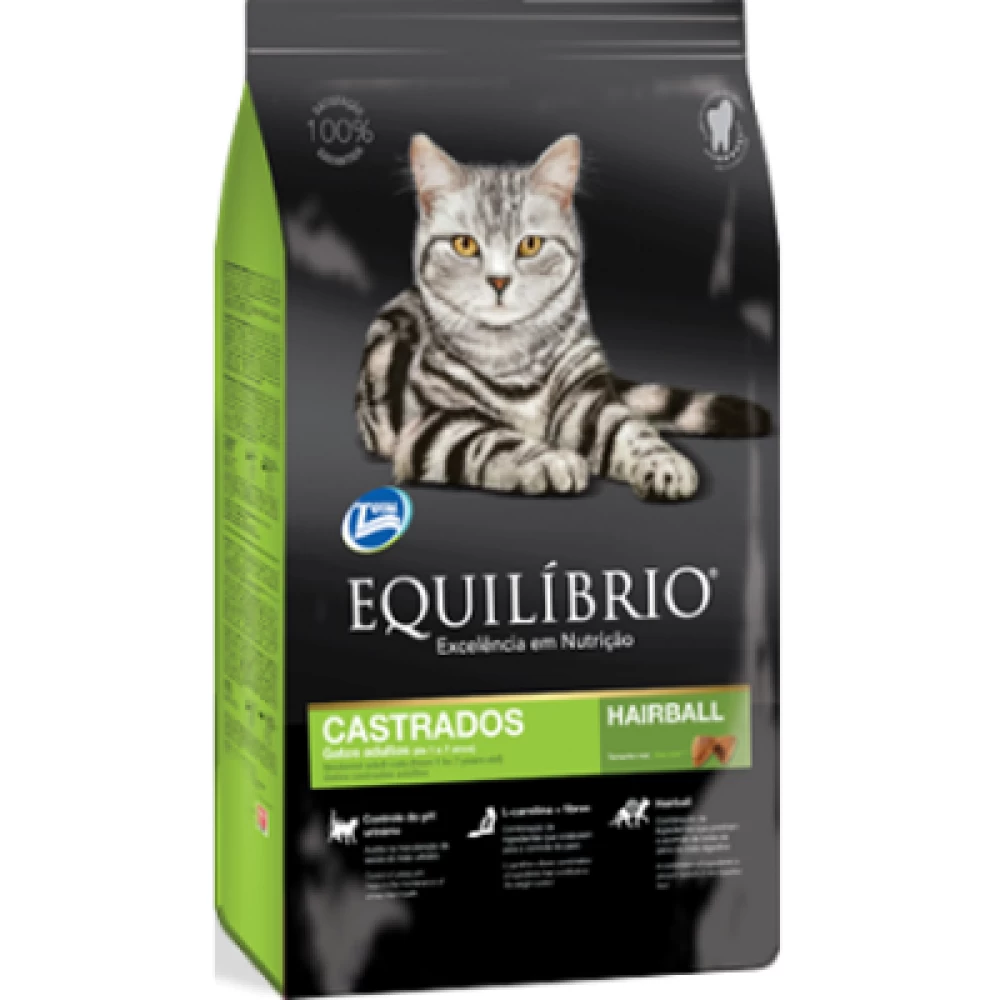 Equilibrio Cats Adult Castrate 7.5 kg Hrană uscată pentru pisici