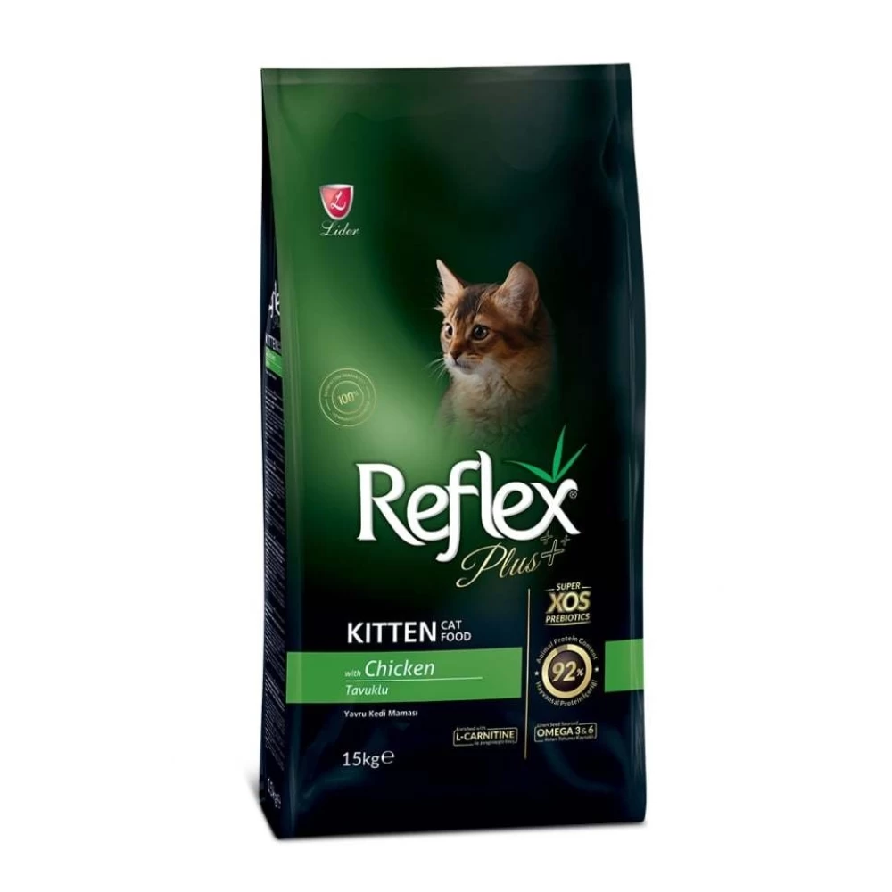 Reflex Plus Kitten cu Pui, 15kg Hrană uscată pentru pisici