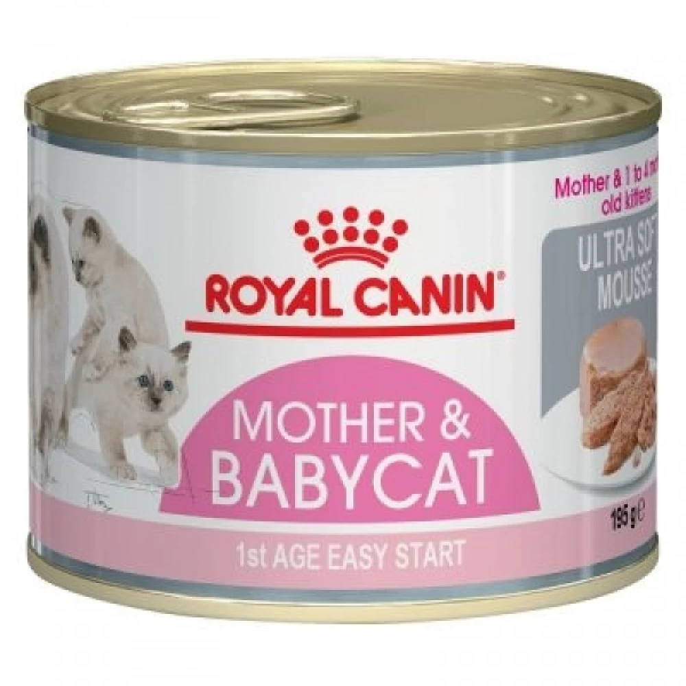 Royal Canin Babycat Mousse, 195 g Hrană Umedă pentru pisici