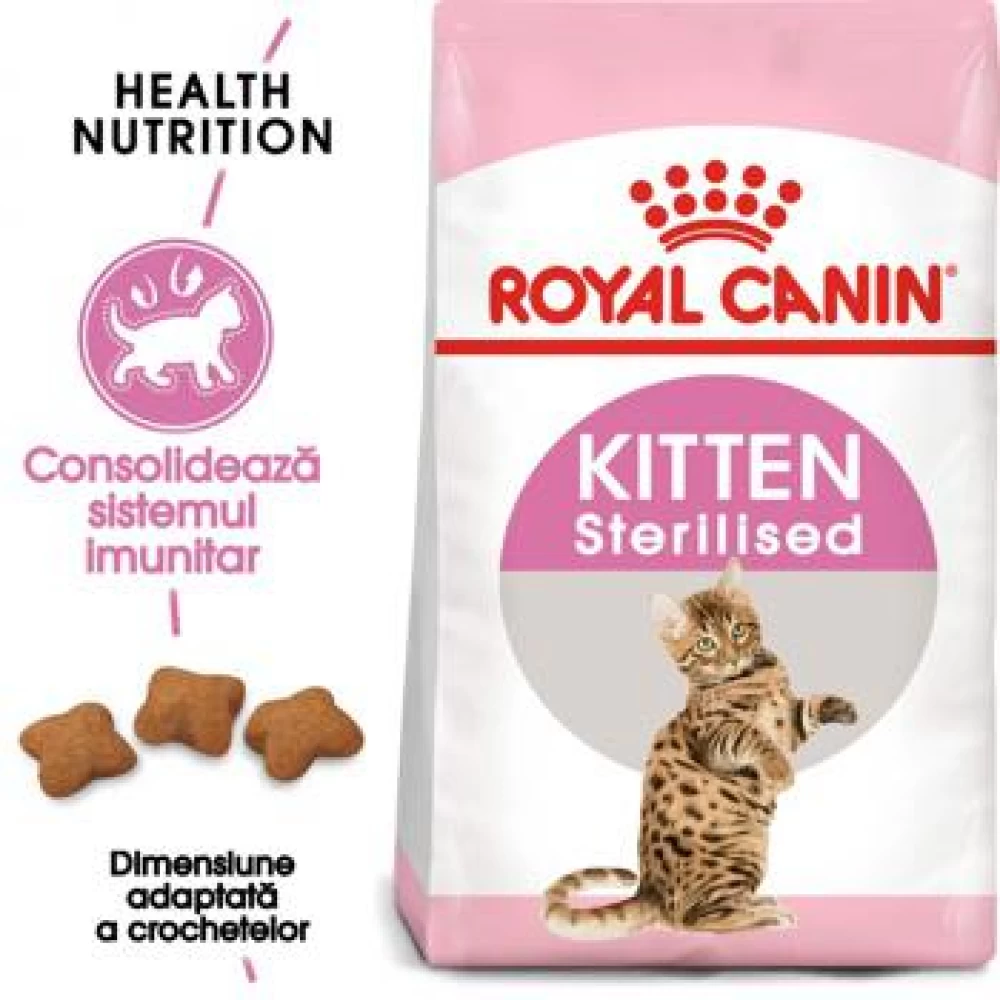 Royal Canin Kitten Sterilised, 400 g Hrană uscată pentru pisici