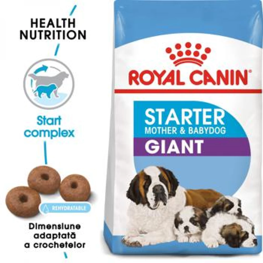 Royal Canin Giant Starter, 15 kg Hrană Uscată pentru caini