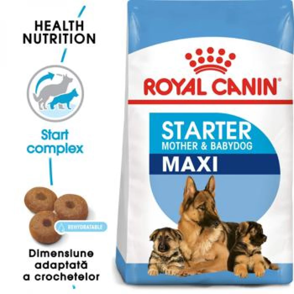 Royal Canin Maxi Starter, 15 kg Hrană Uscată pentru caini