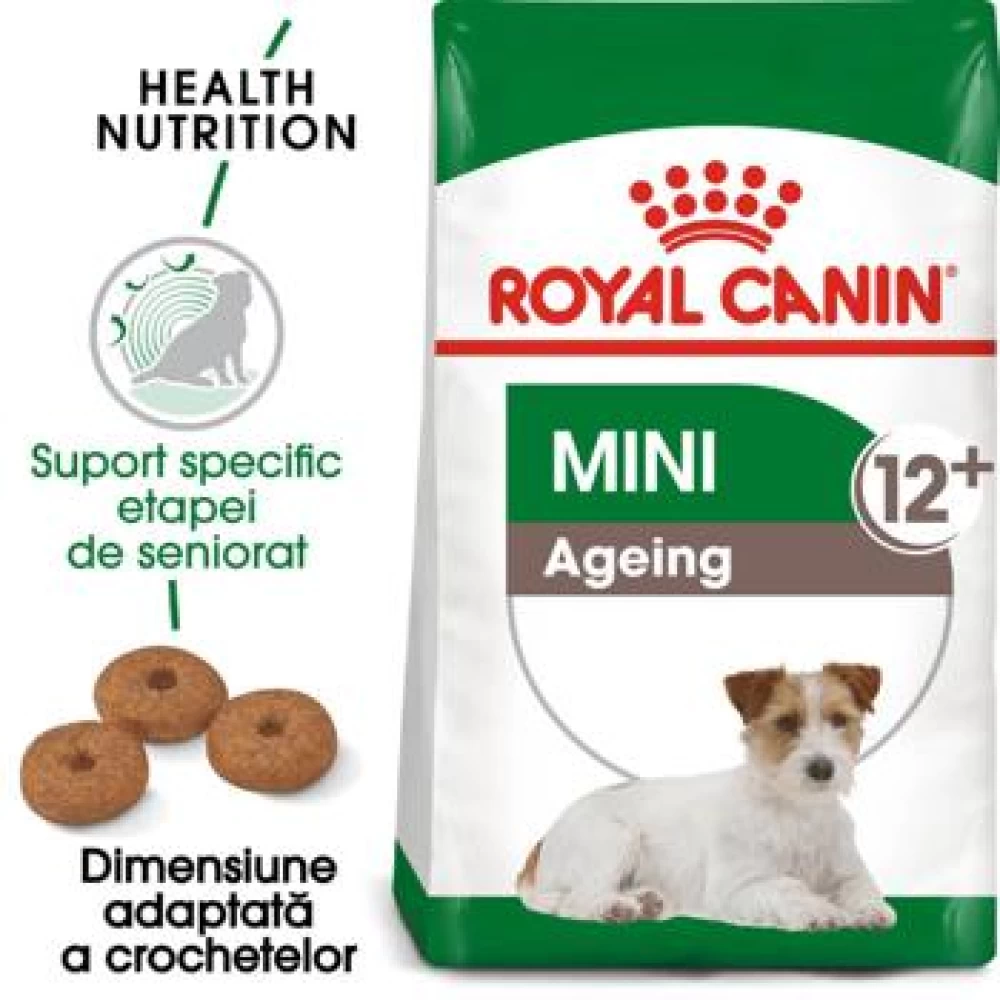 Royal Canin Mini Ageing 12+, 1.5 kg Hrană Uscată pentru caini