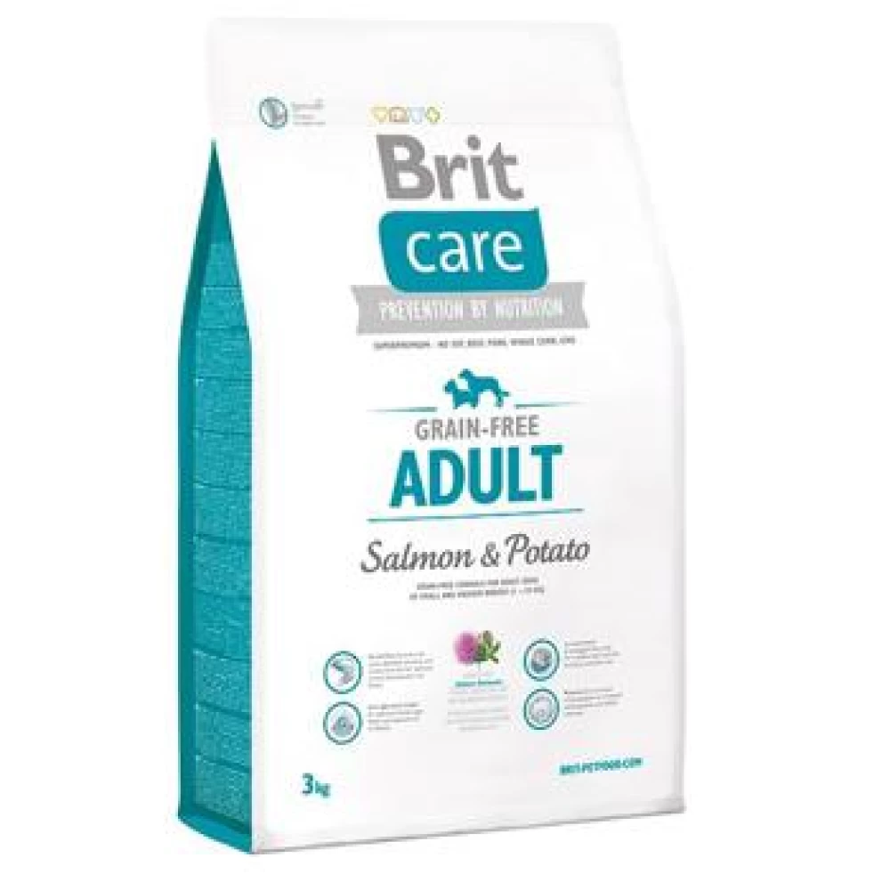 Brit Care All Breed Somon si Cartofi, 3 kg Hrană Uscată pentru caini