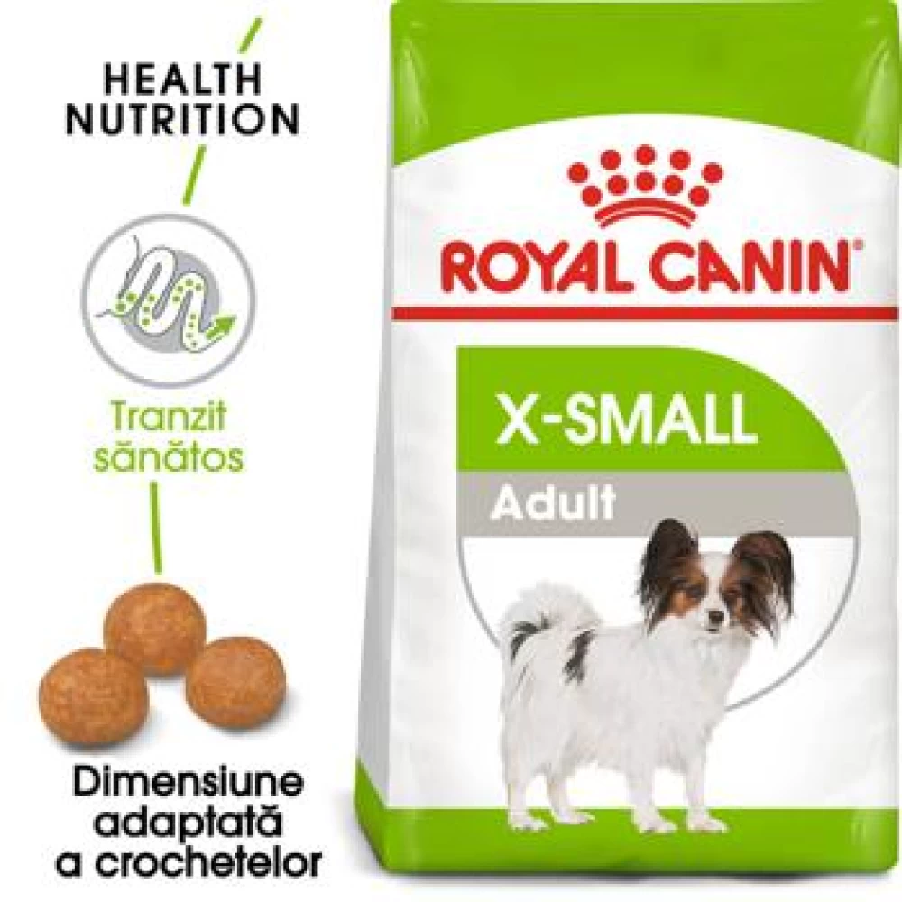 Royal Canin X-Small Adult, 1.5 kg Hrană Uscată pentru caini