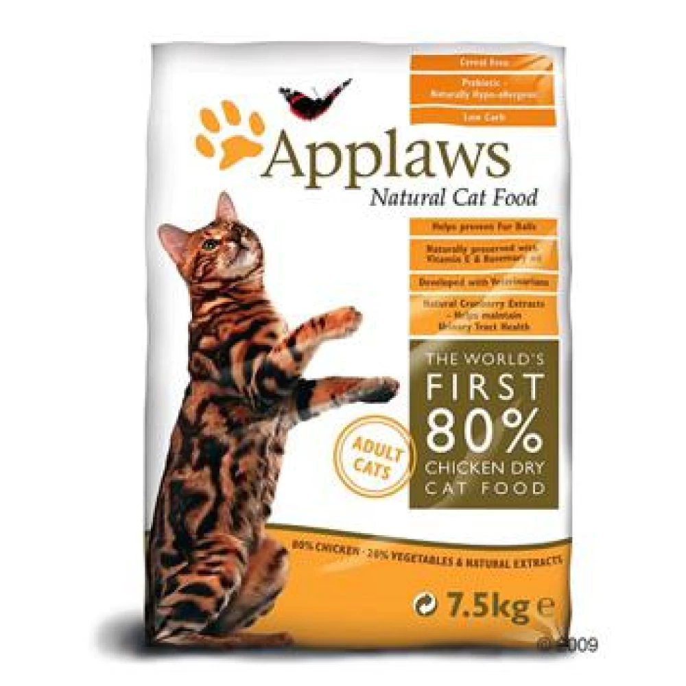 Applaws Cat Adult Pui 7.5 kg Hrană uscată pentru pisici