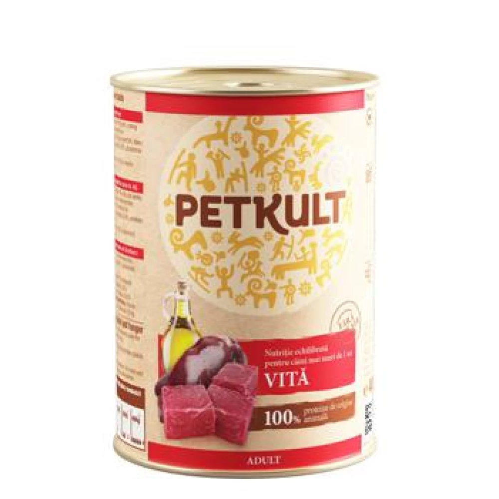 Petkult Adult Dog Vita 400 g Hrană Umedă pentru caini