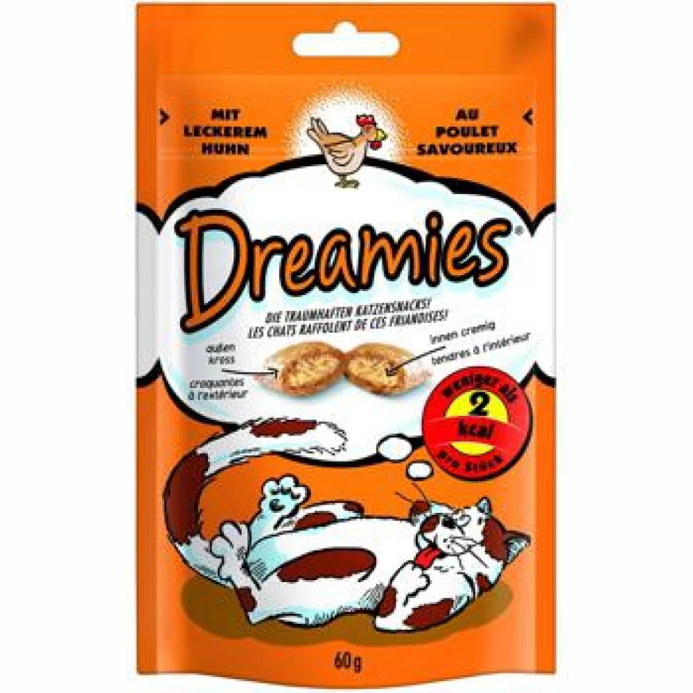 Recompense Dreamies cu Pui 60 g