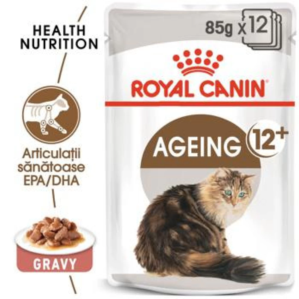 Royal Canin Ageing 12+, 85 g Hrană Umedă pentru pisici