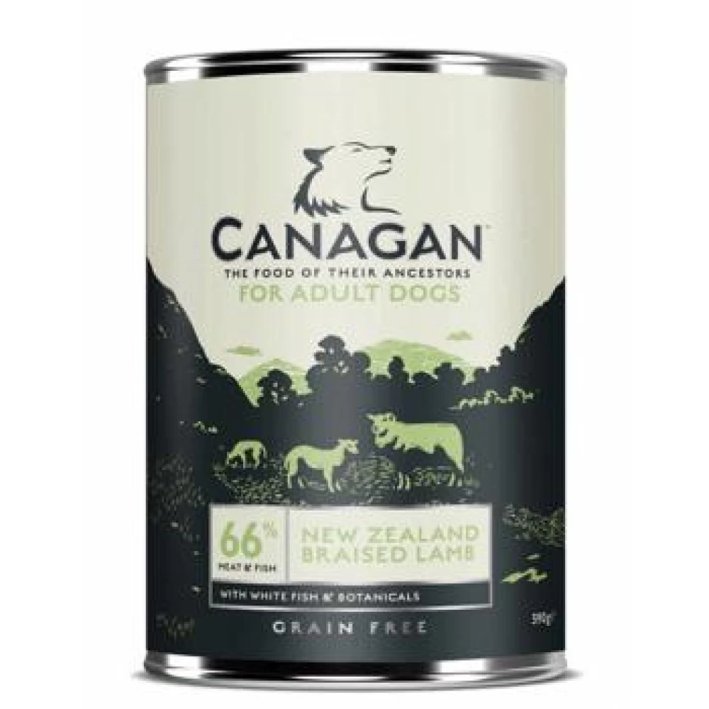 Canagan Conserva Dog Grain Free Miel Si Peste Alb 395 g