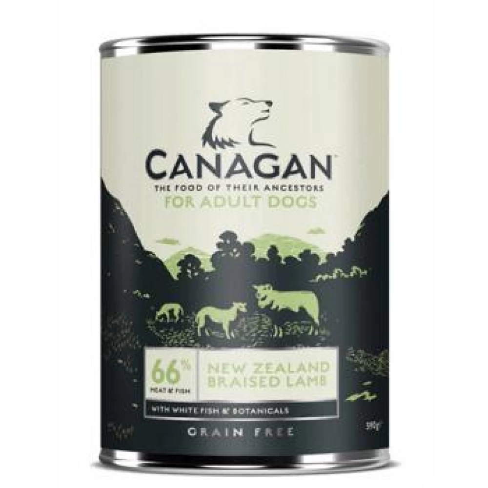 Canagan Conserva Dog Grain Free Miel Si Peste Alb 395 g Hrană Umedă pentru caini