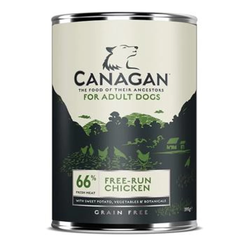 Canagan Conserva Dog Grain Free Pui 395 g Hrană Umedă pentru caini