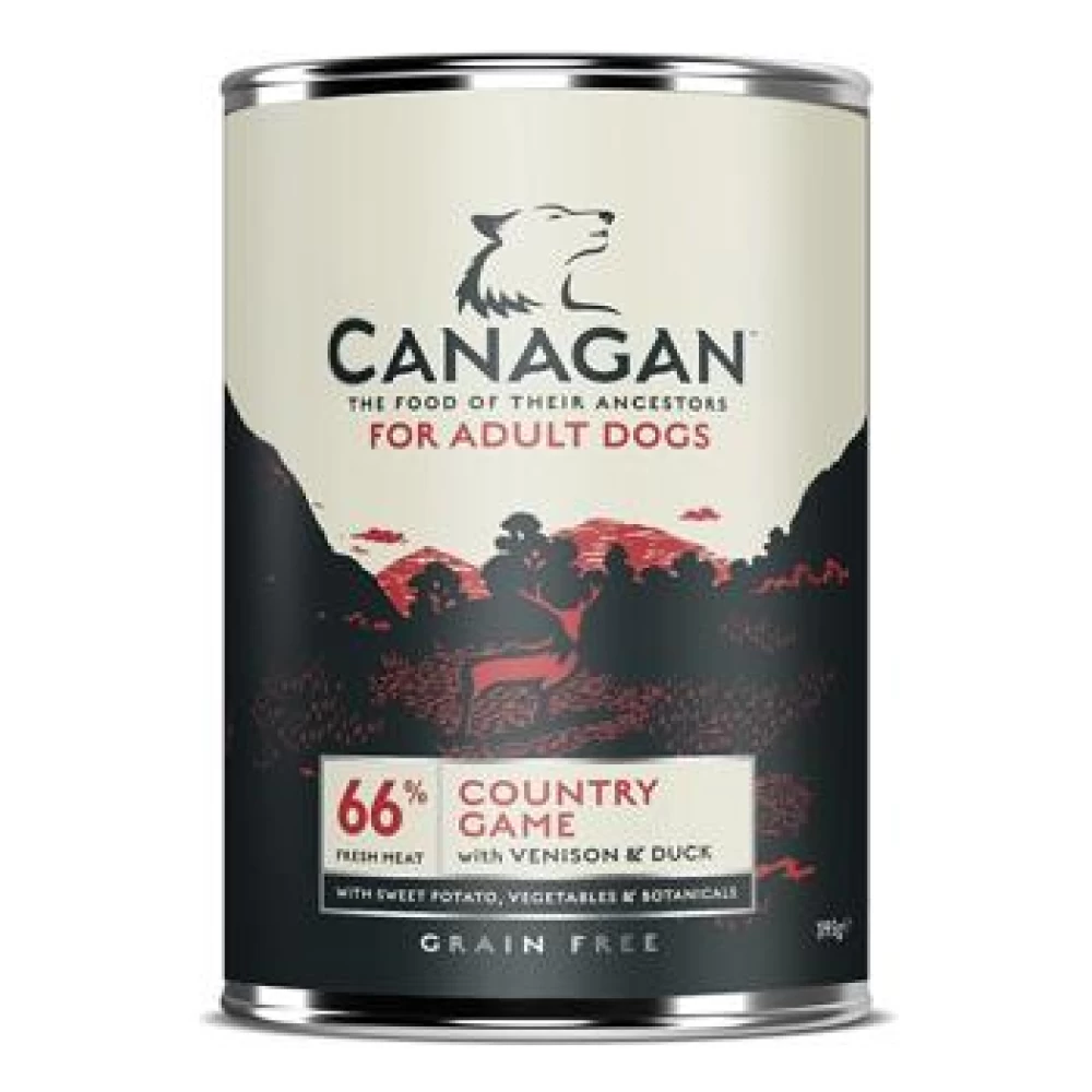 Canagan Conserva Dog Grain Free Vanat 395 g Hrană Umedă pentru caini