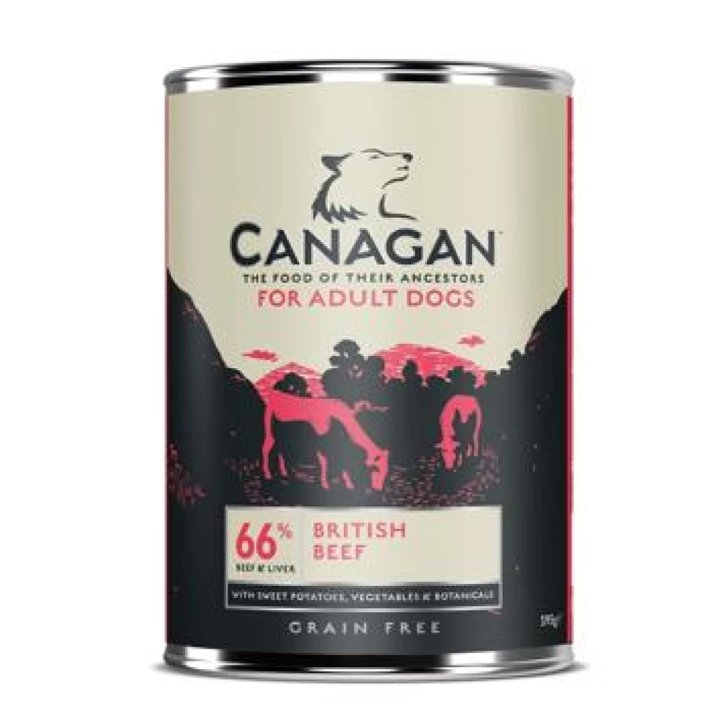 CANAGAN CONSERVA DOG GRAIN FREE VITA 395 G Hrană Umedă pentru caini