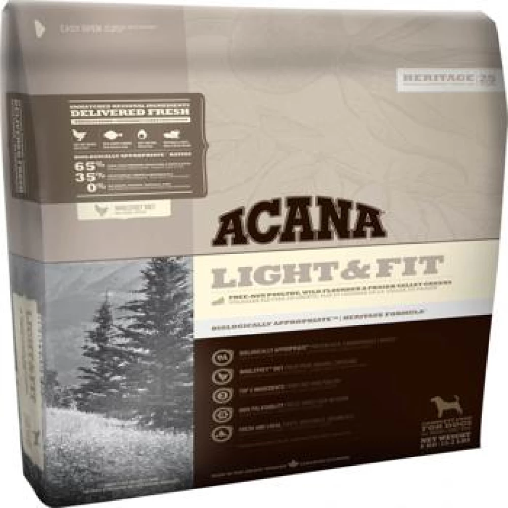 Acana Heritage Light&Fit 11.4 kg Hrană Uscată pentru caini