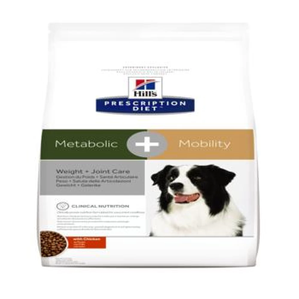 Hill's PD Canine Metabolic + Mobility cu Pui, 4 kg