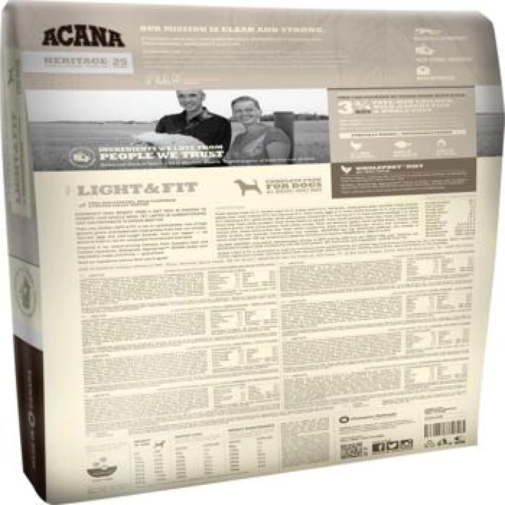 Acana Heritage Light&Fit, 2 kg Hrană Uscată pentru caini