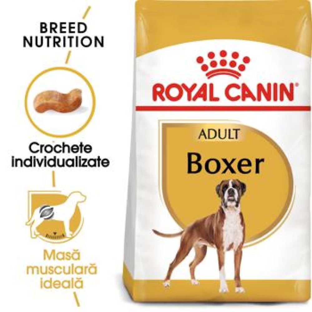 Royal Canin Boxer Adult, 12kg Hrană Uscată pentru caini