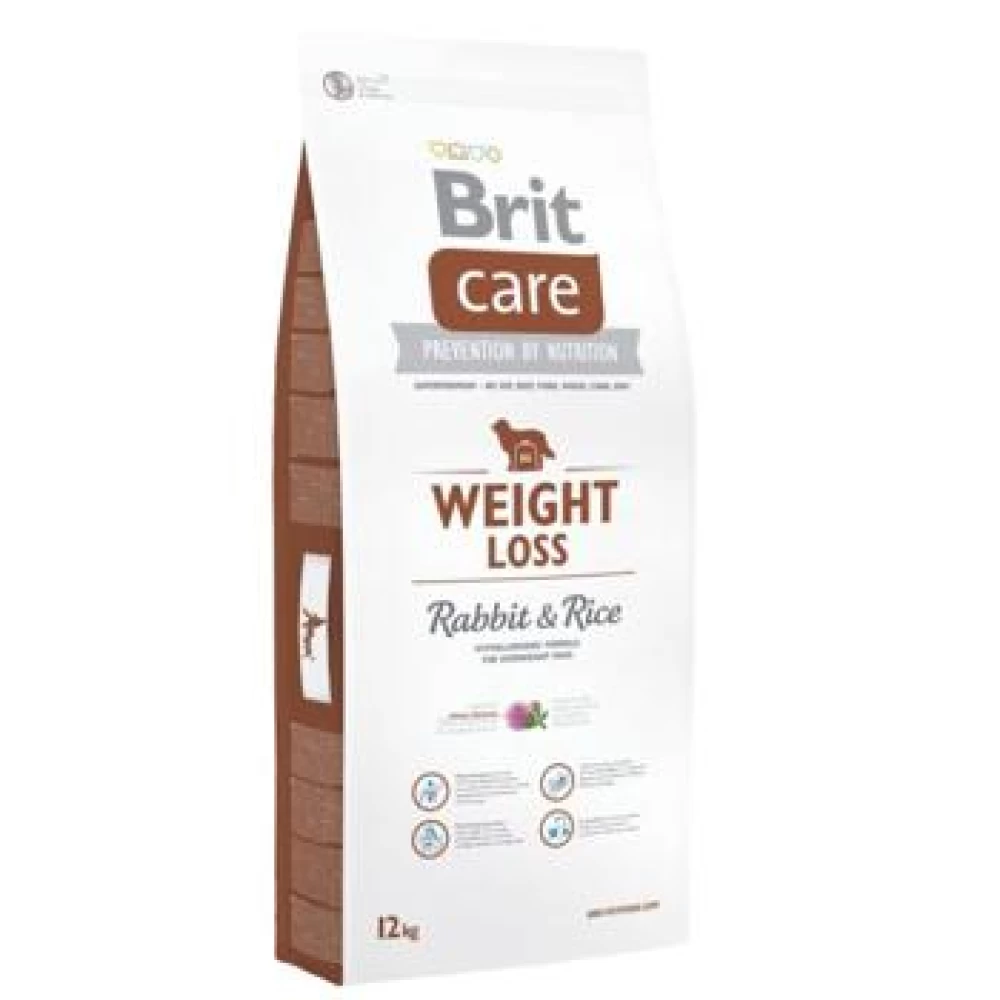 Brit Care Weight Loss cu Iepure si Orez, 12 kg Hrană Uscată pentru caini