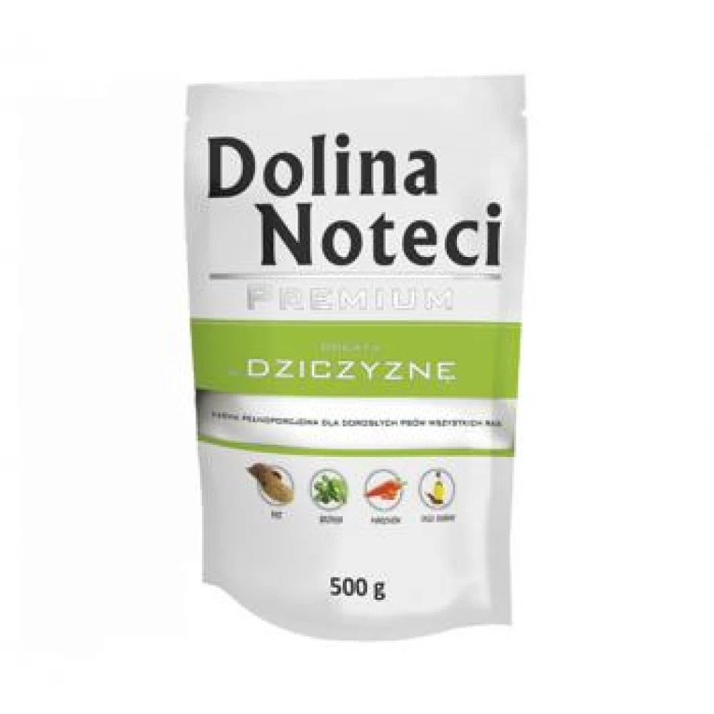 Dolina Noteci Plic Vanat 500 g Hrană Umedă pentru caini