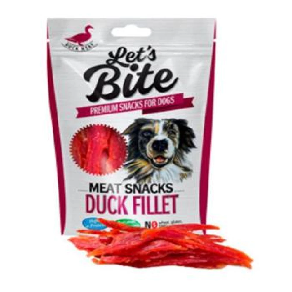 Brit Lets Bite Meat Snacks Duck Fillet 80 g