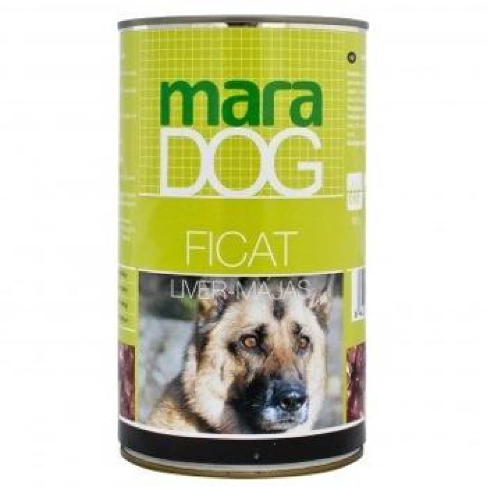 Maradog caine ficat - conserva 1250 gr Hrană Umedă pentru caini