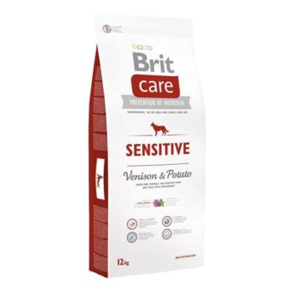 Brit Care Adult Sensitive Vanat, Sistem Digestiv, 12 kg Hrană Uscată pentru caini