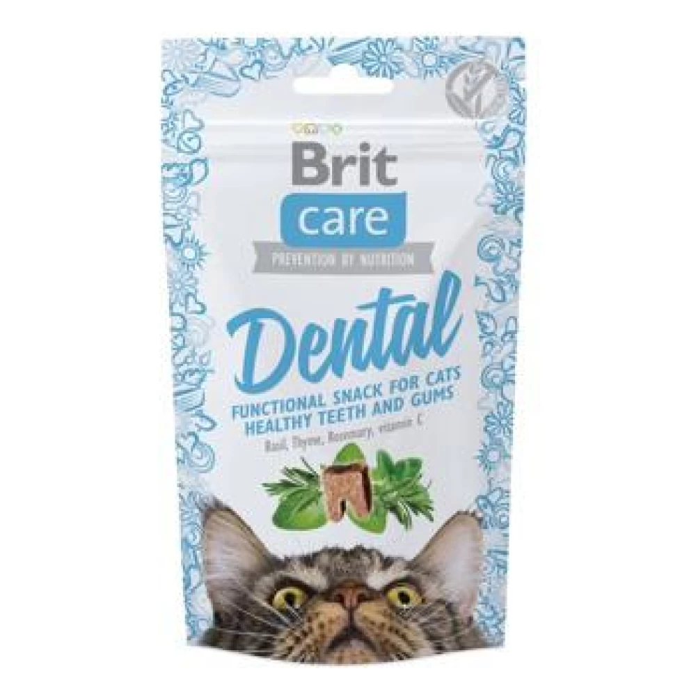 Brit Care Cat Snack Dental 50 g