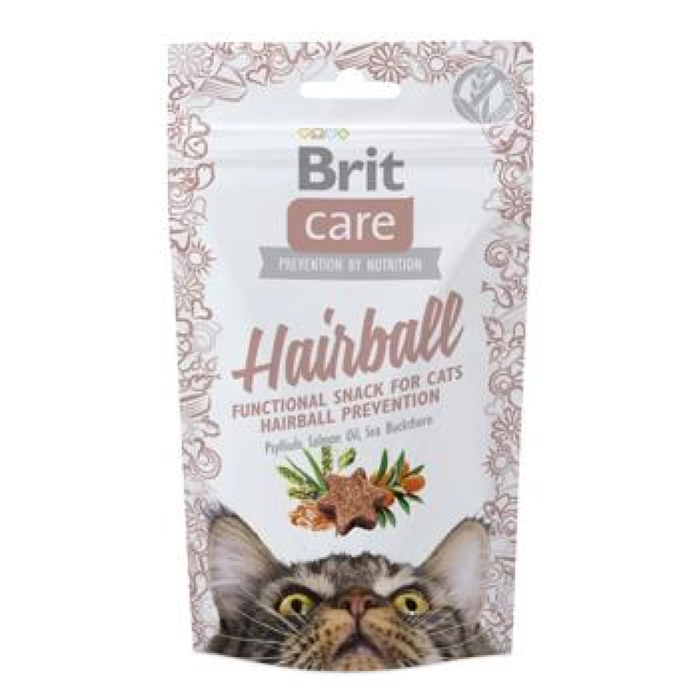 Brit Care Cat Snack Hairball 50 g