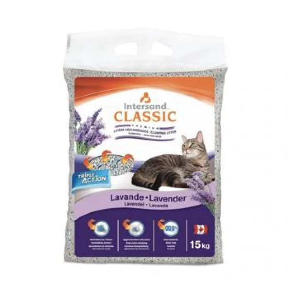 Asternut Igienic Intersand Classic Lavanda 14 kg