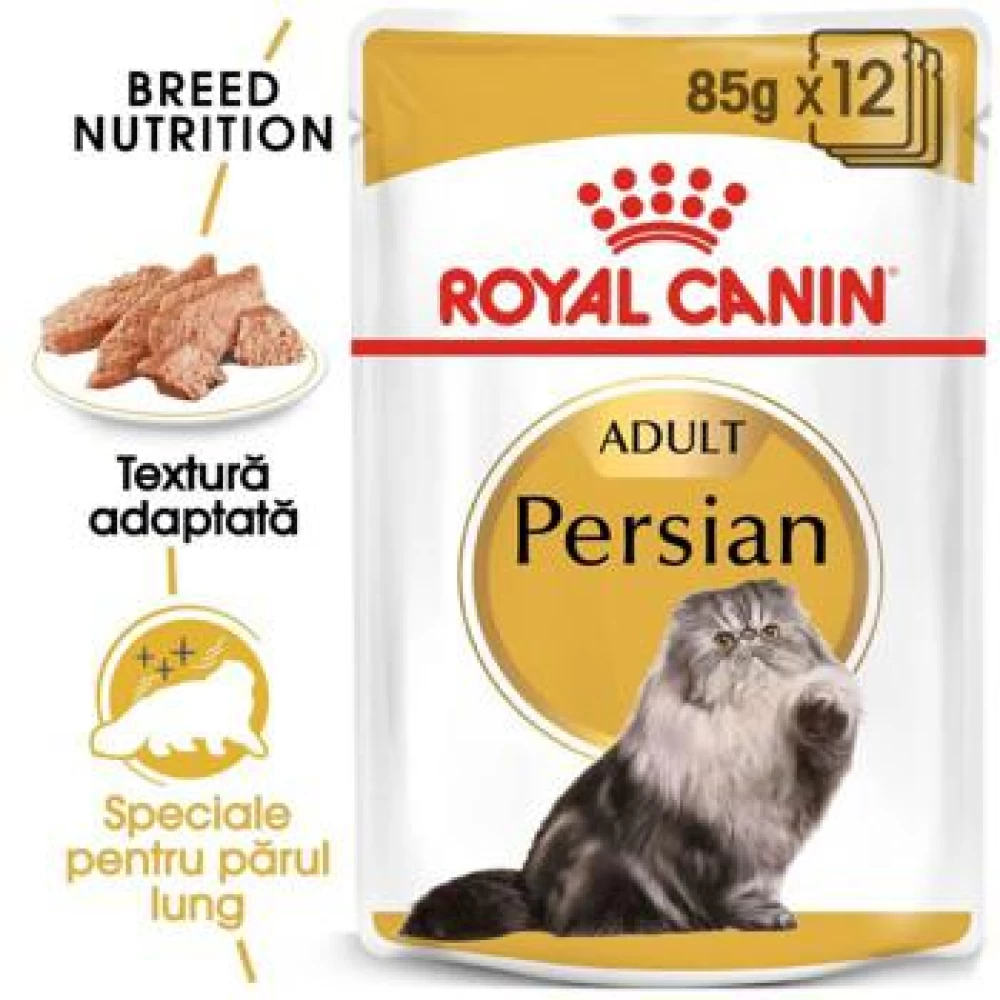 Royal Canin Persian Adult, 85 g Hrană Umedă pentru pisici