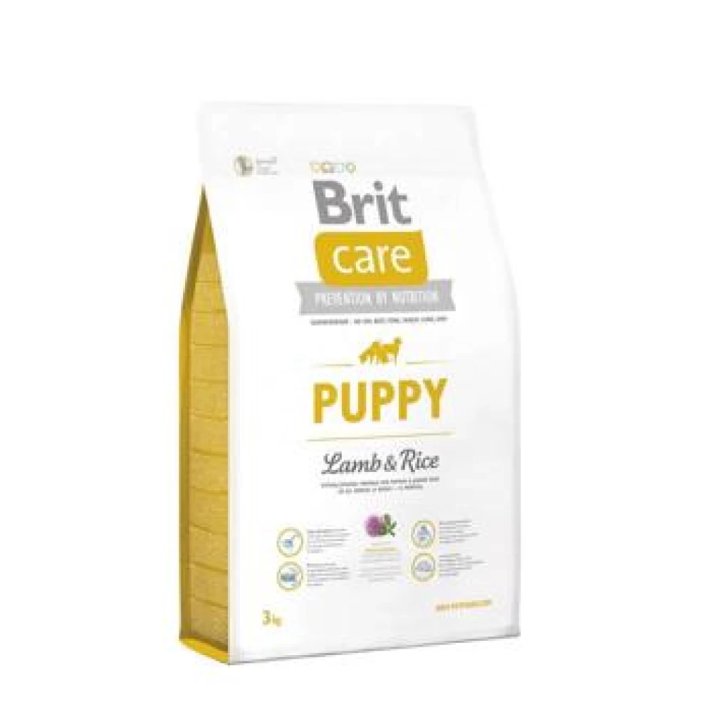 Brit Care Puppy All Breed Miel si Orez 3 kg Hrană Uscată pentru caini