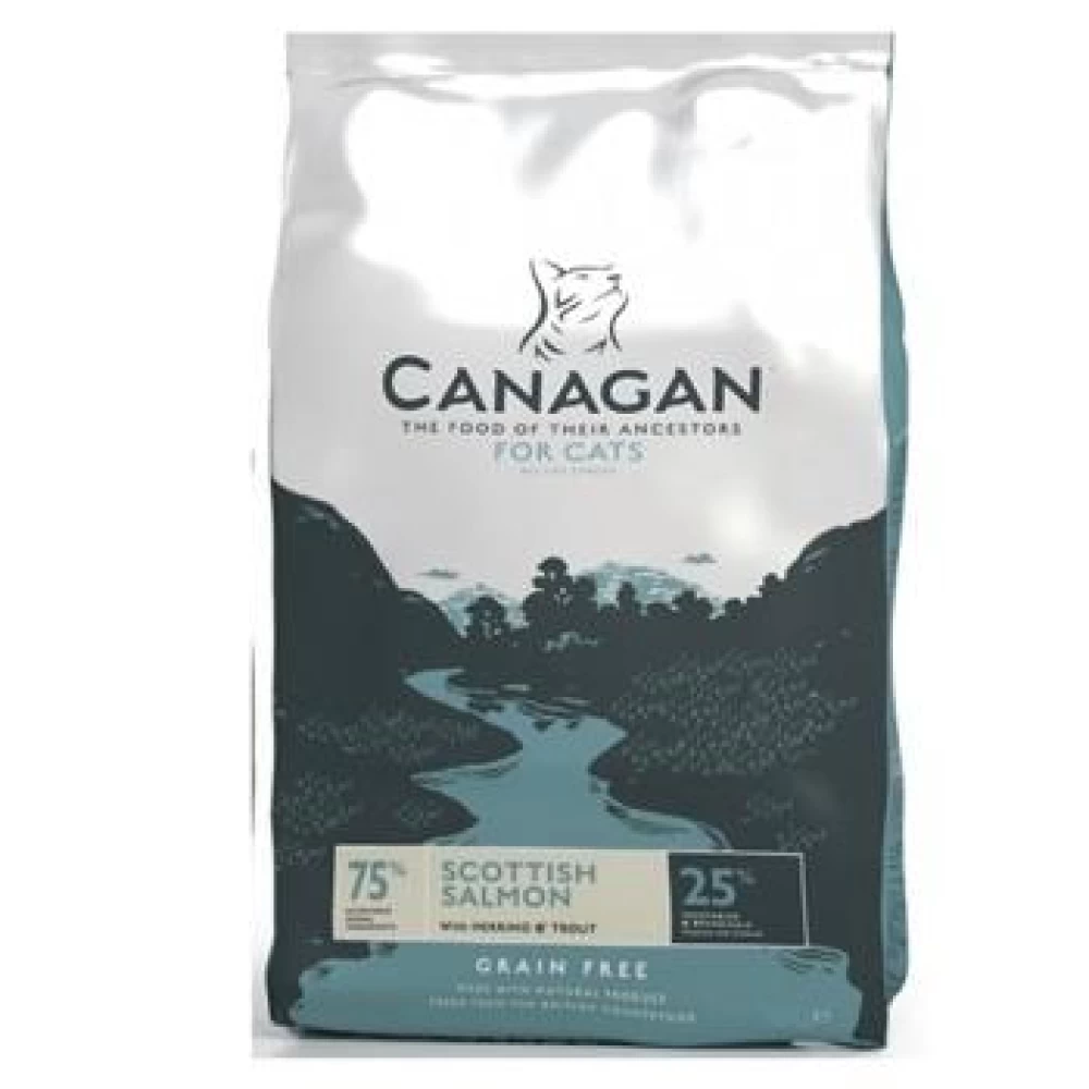 Canagan Cat Grain Free Somon 375 g Hrană uscată pentru pisici