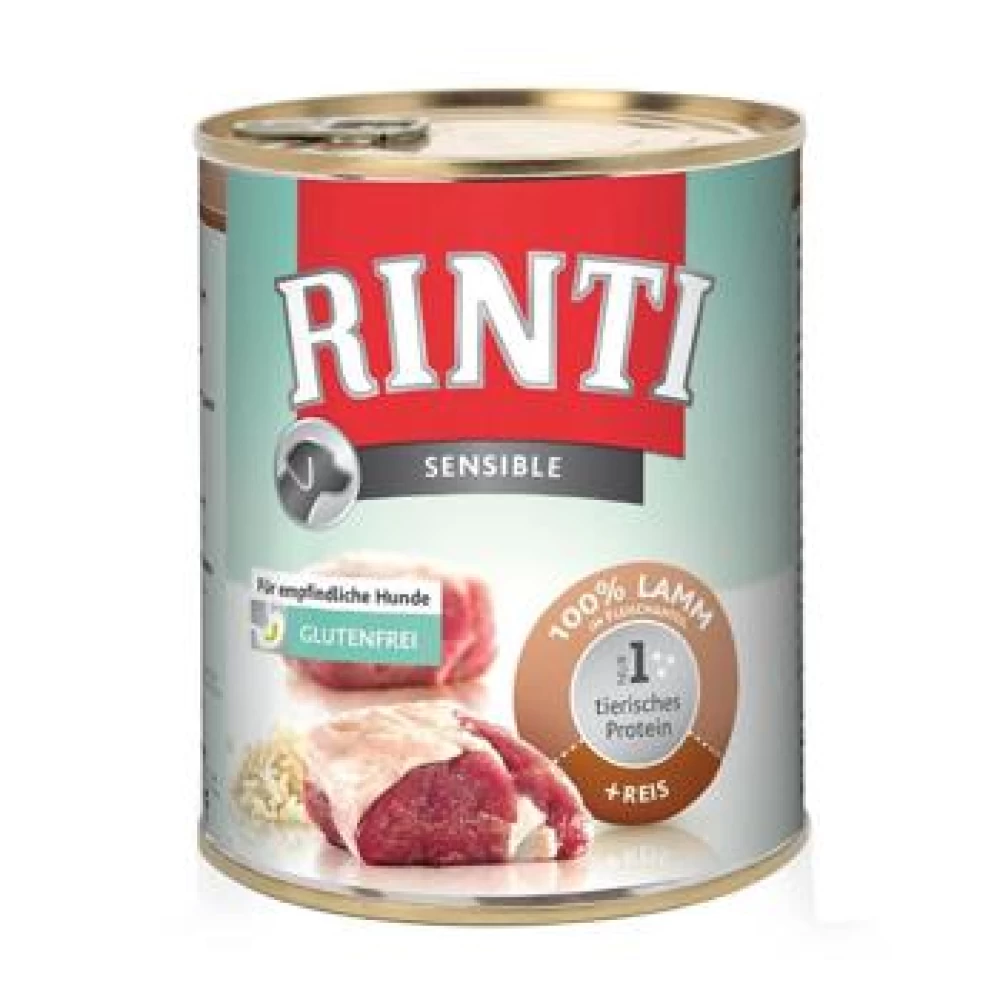 Rinti Sensible Miel si Orez 800 g Hrană Umedă pentru caini