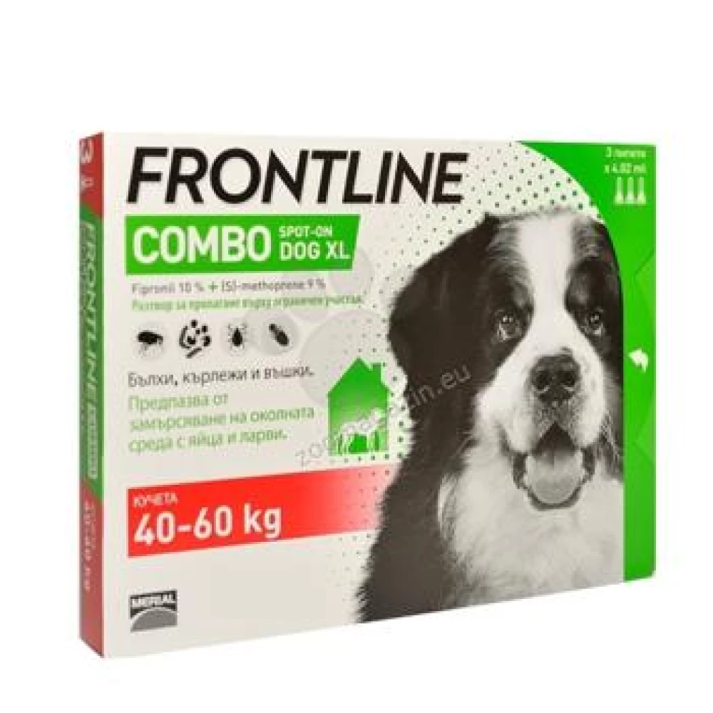 Frontline Combo XL Caine 40-60 kg, 3 pipete